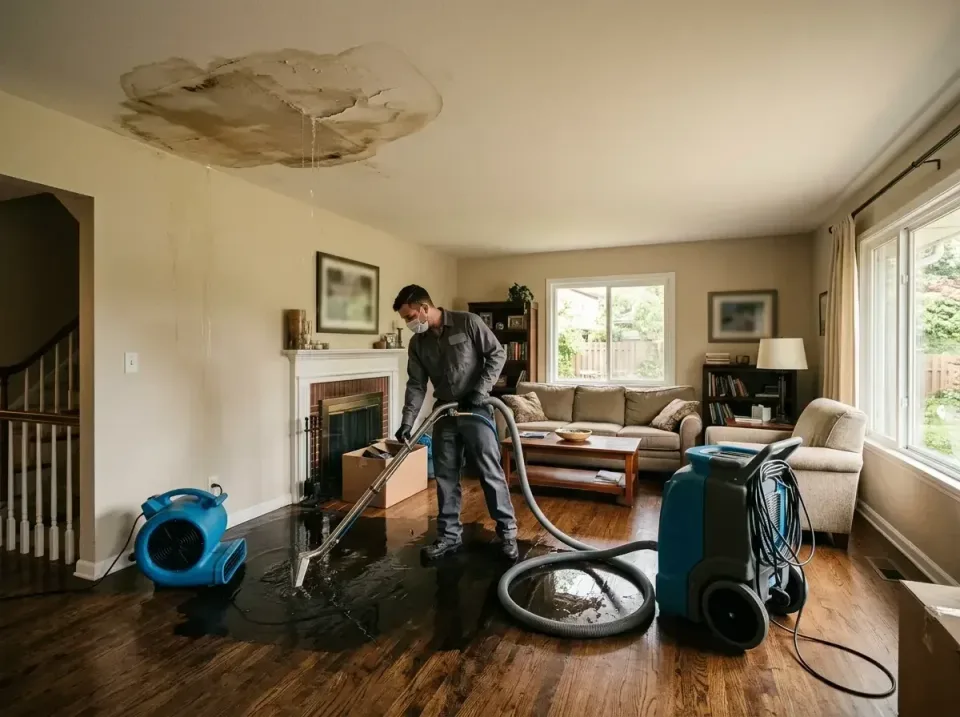 attic-pipe-burst-ceiling-drip-008 — frequently asked questions, Water Damage Restoration & Carpet Care in River Park, FL